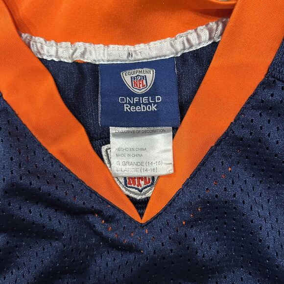 Tim Tebow Denver Broncos Jersey #15 Reebok On-Field Football Youth Large 14-16 - Picture 3 of 9